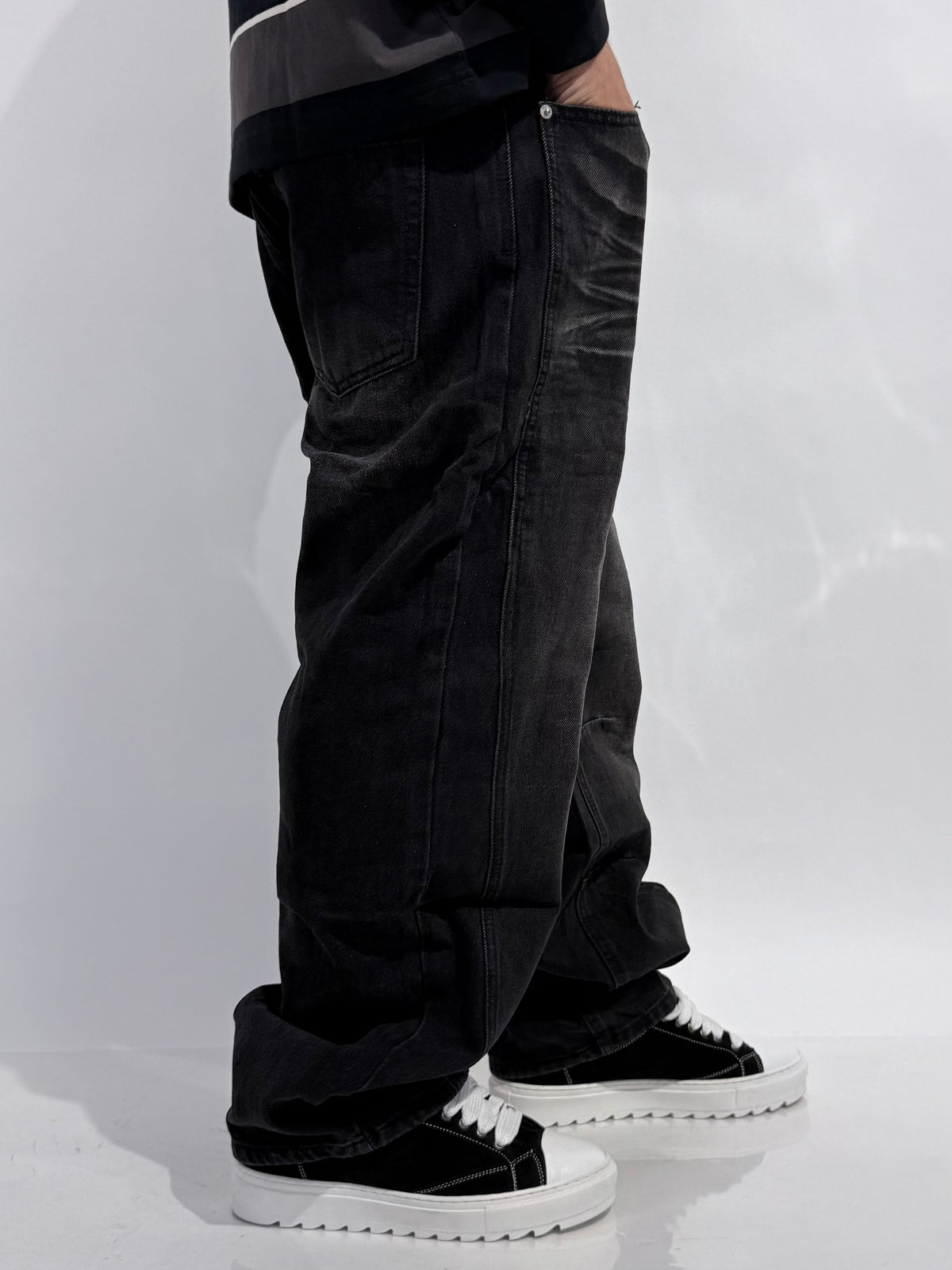 Jeans Black Baggy