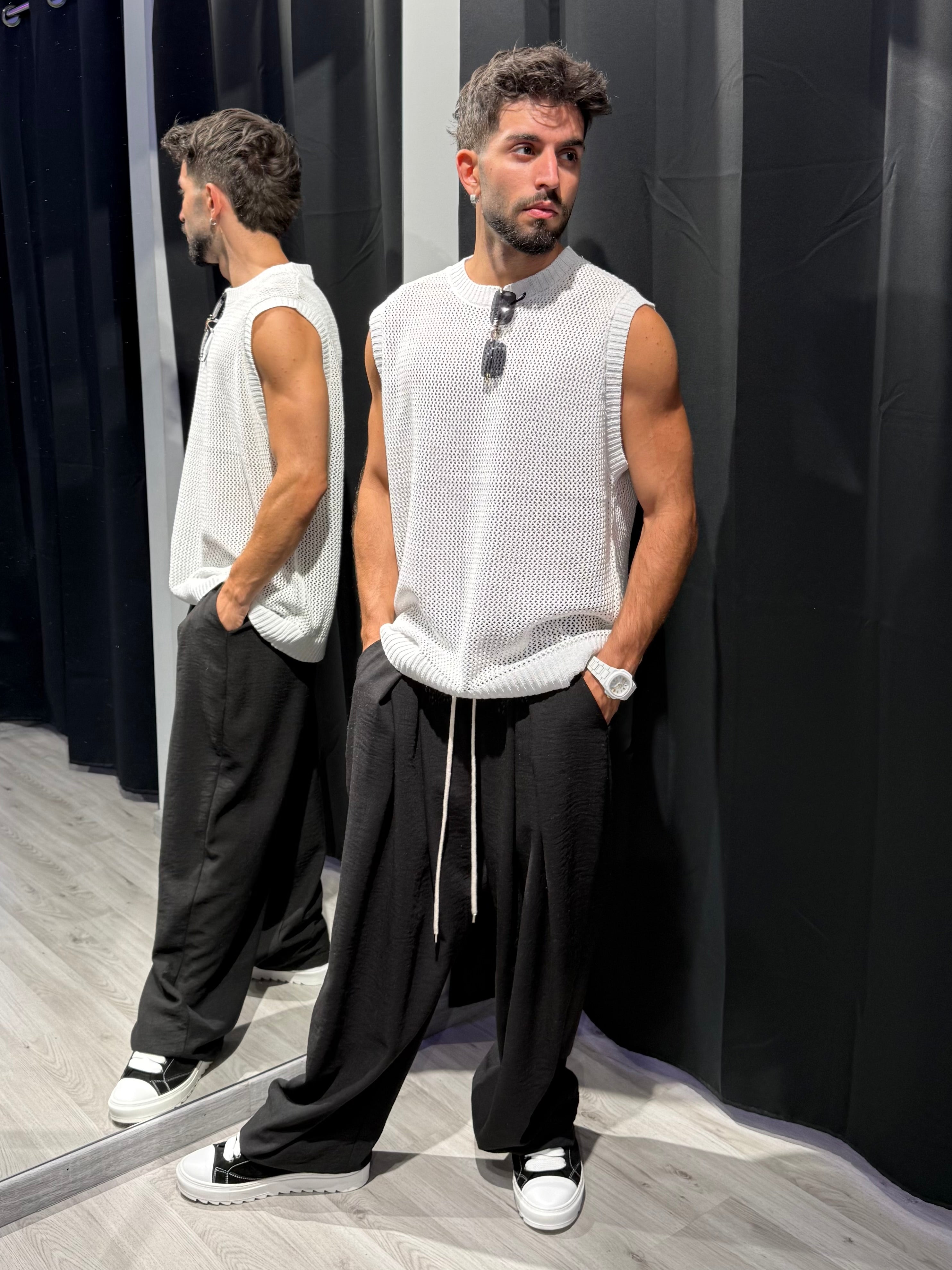 Girocollo Smanicato