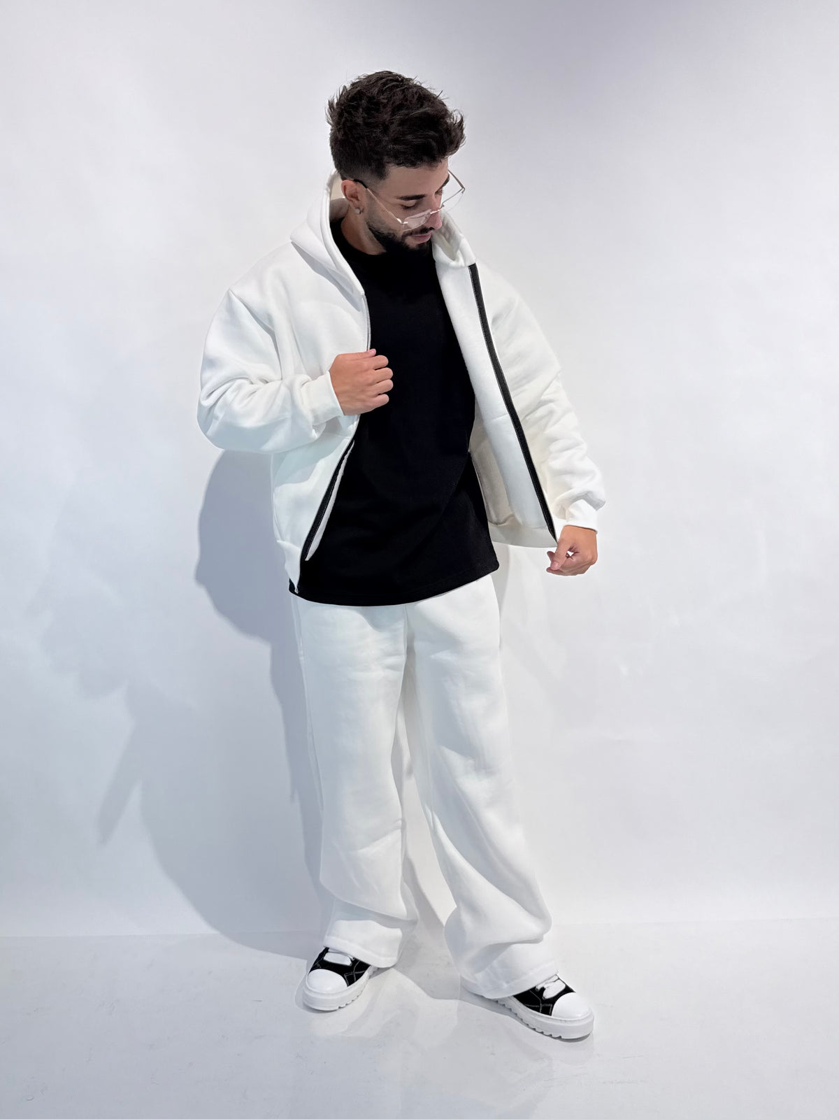 Felpa Boxy Zip