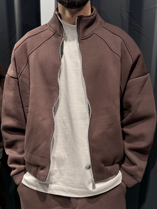 Felpa con zip Over