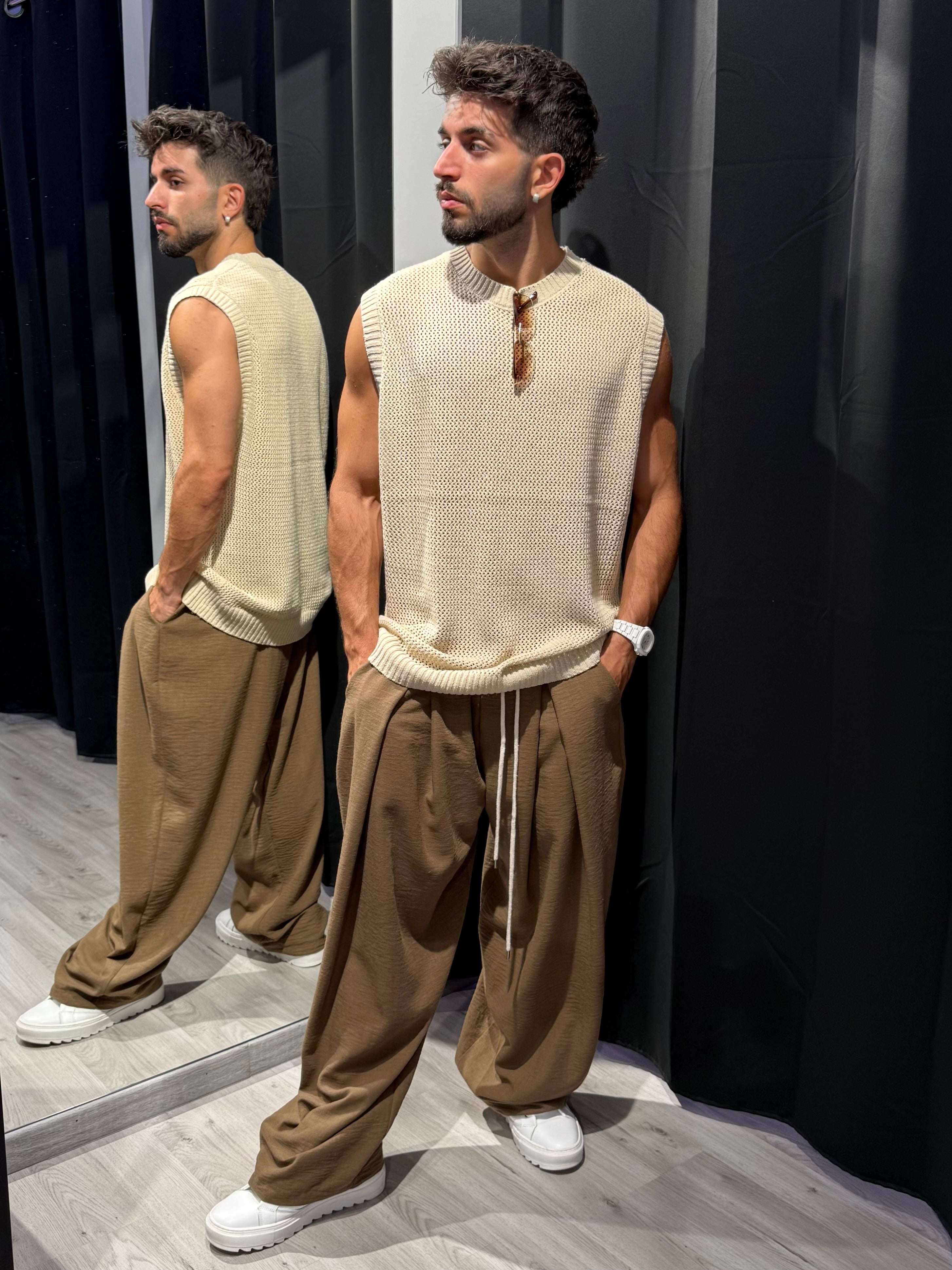 Girocollo Smanicato
