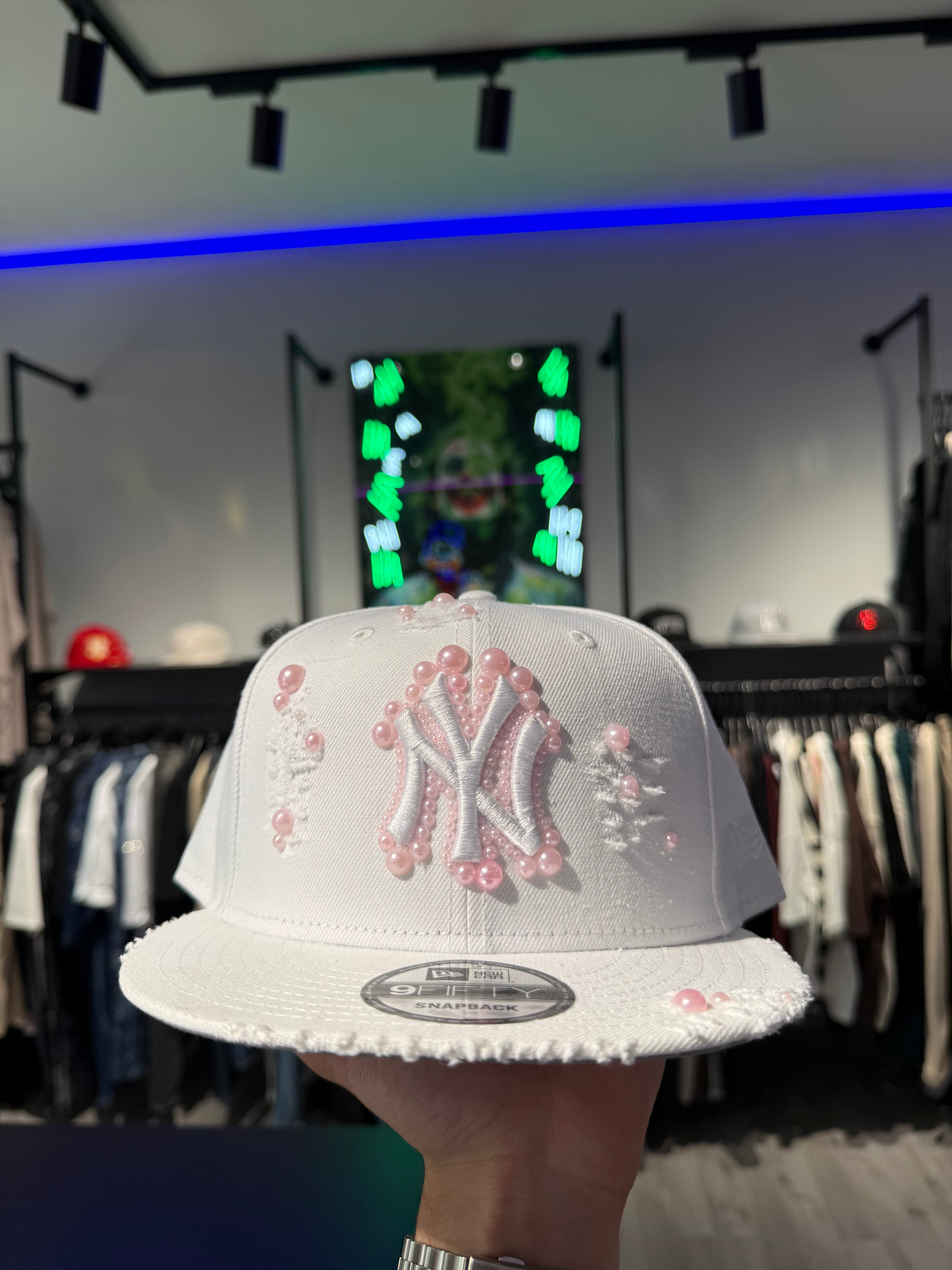 Cappello Custom Perlato Rosa