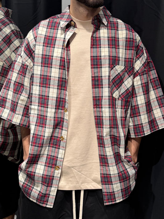 Camicia Over Bordeaux