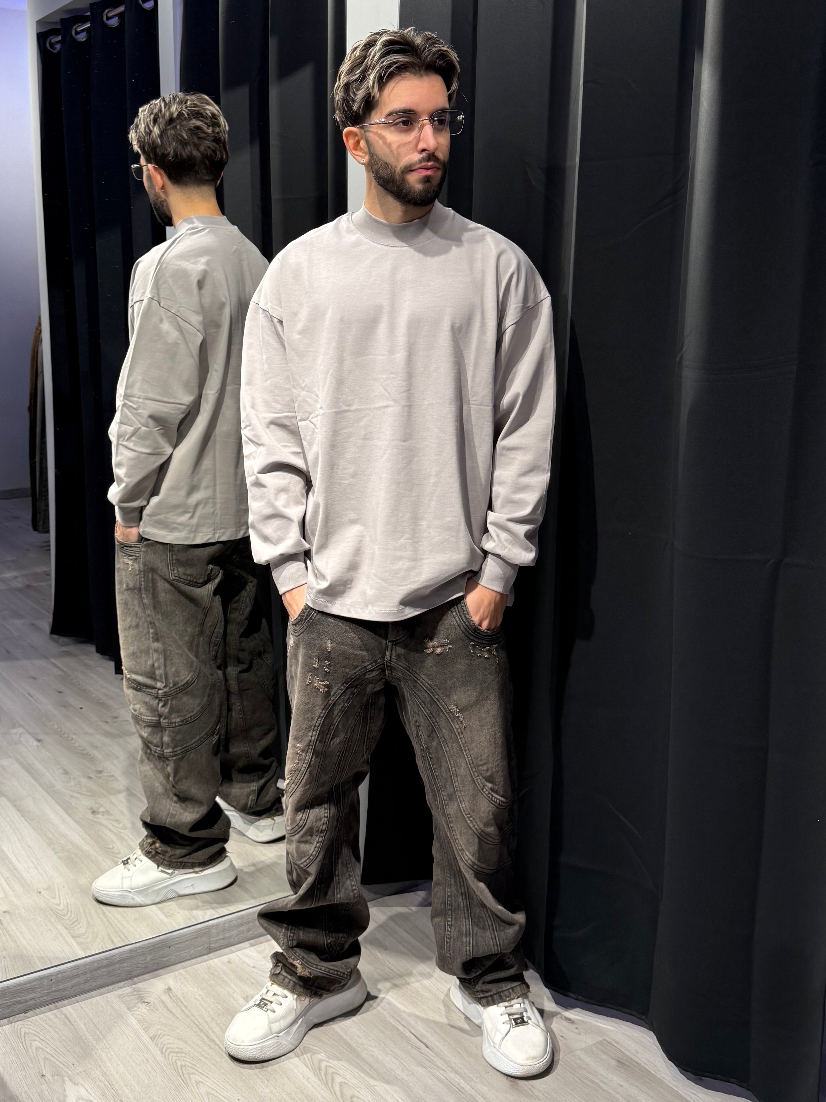 Essential Longsleeve Con Polsino