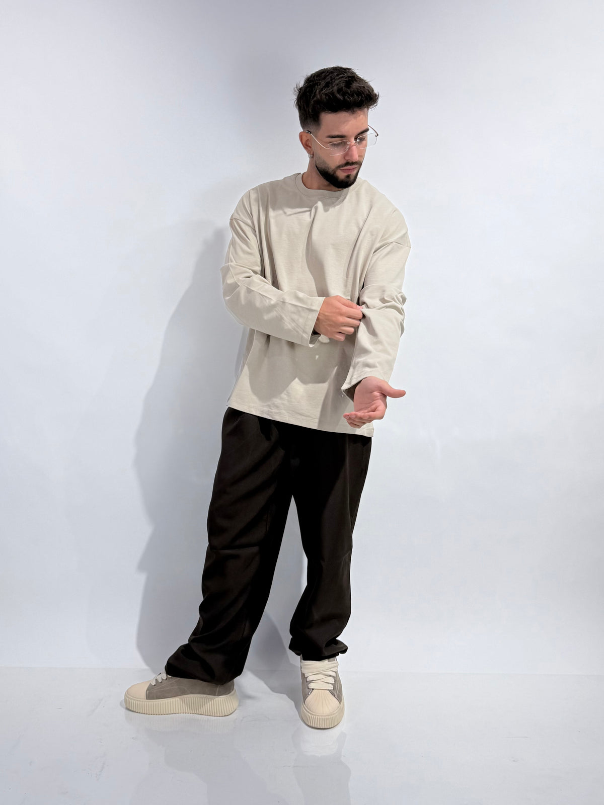 Longsleeve Basic Polso Largo