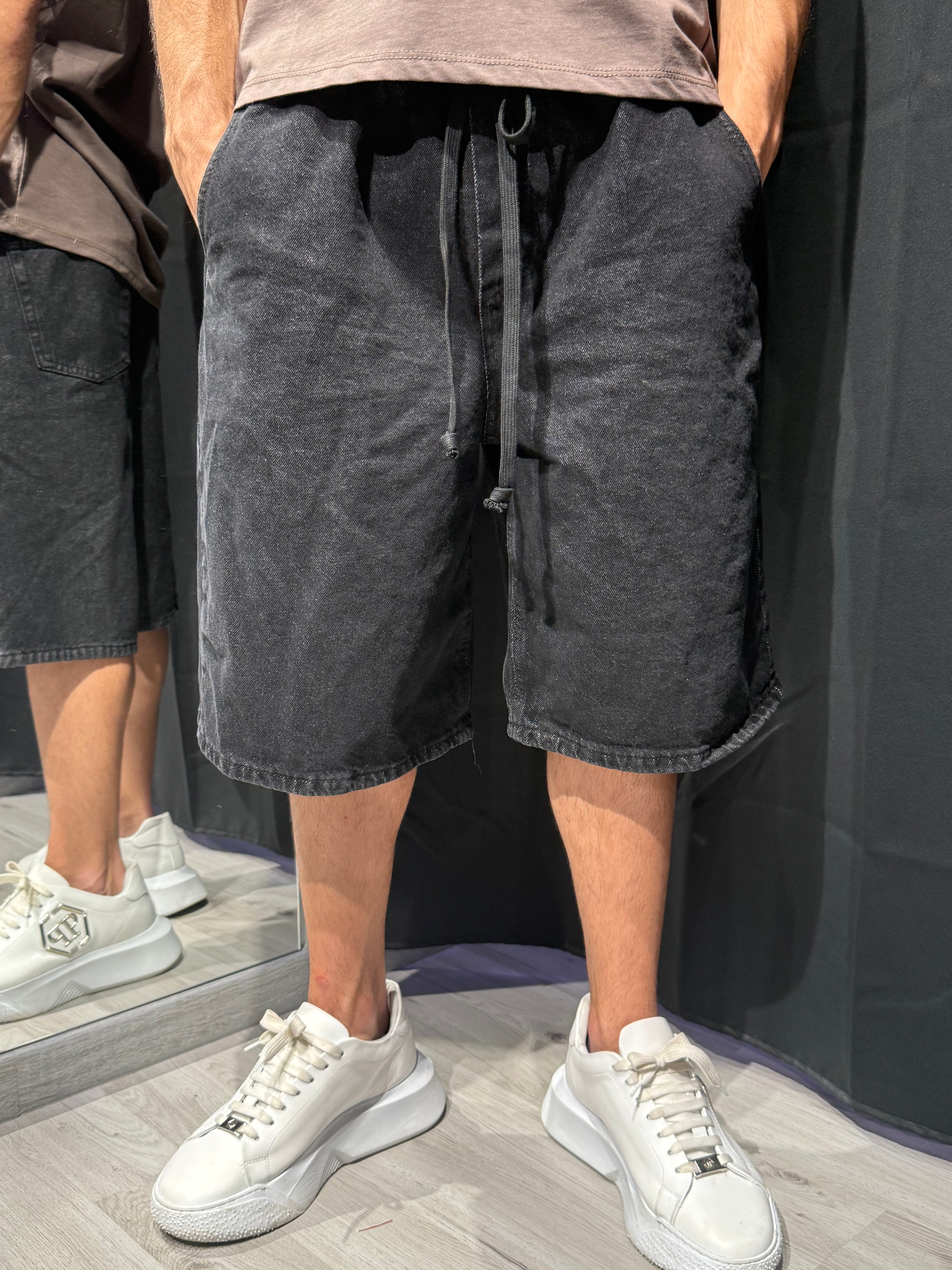 Bermuda Jorts Black