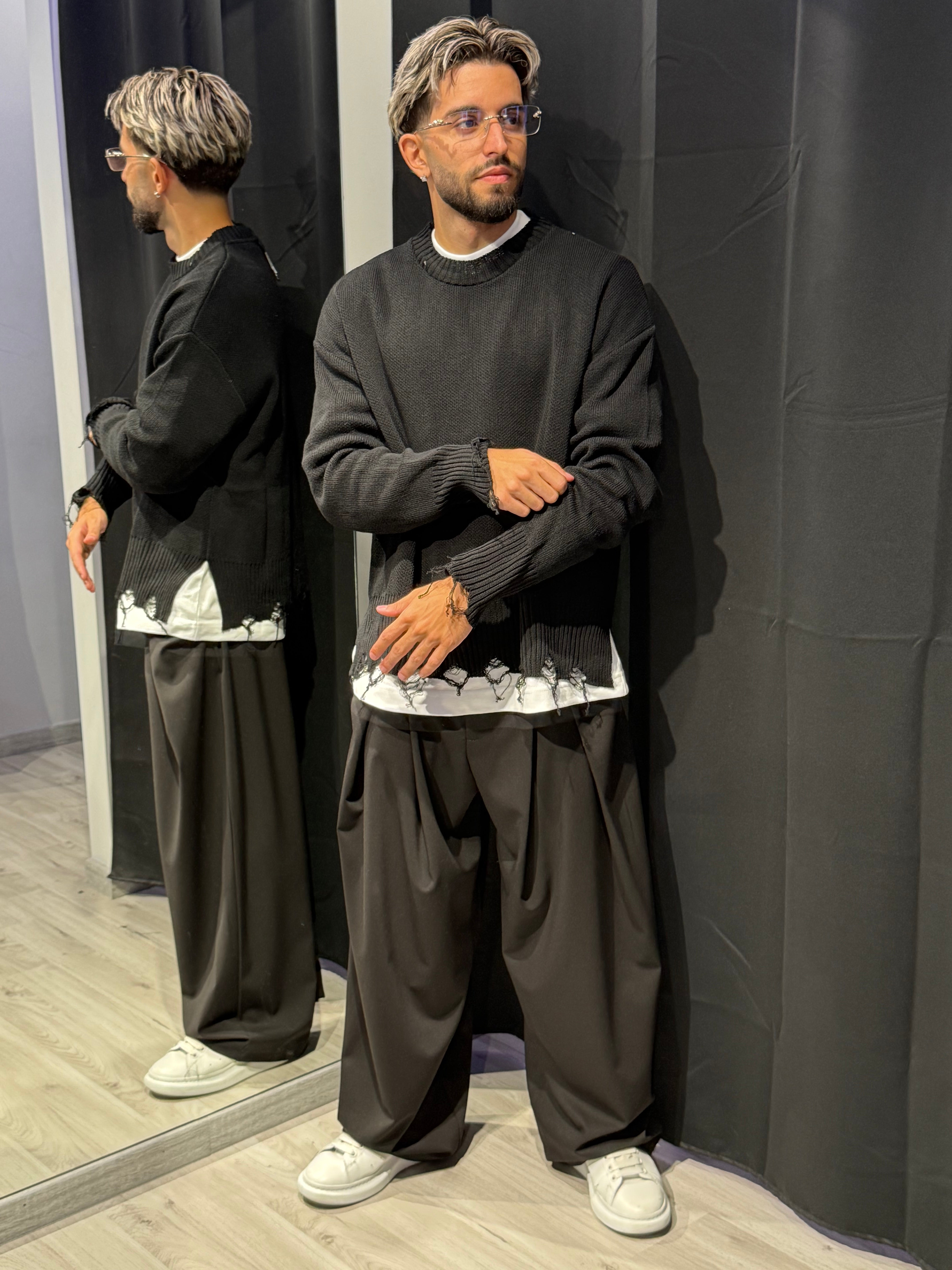 Maglione Sfrangiato