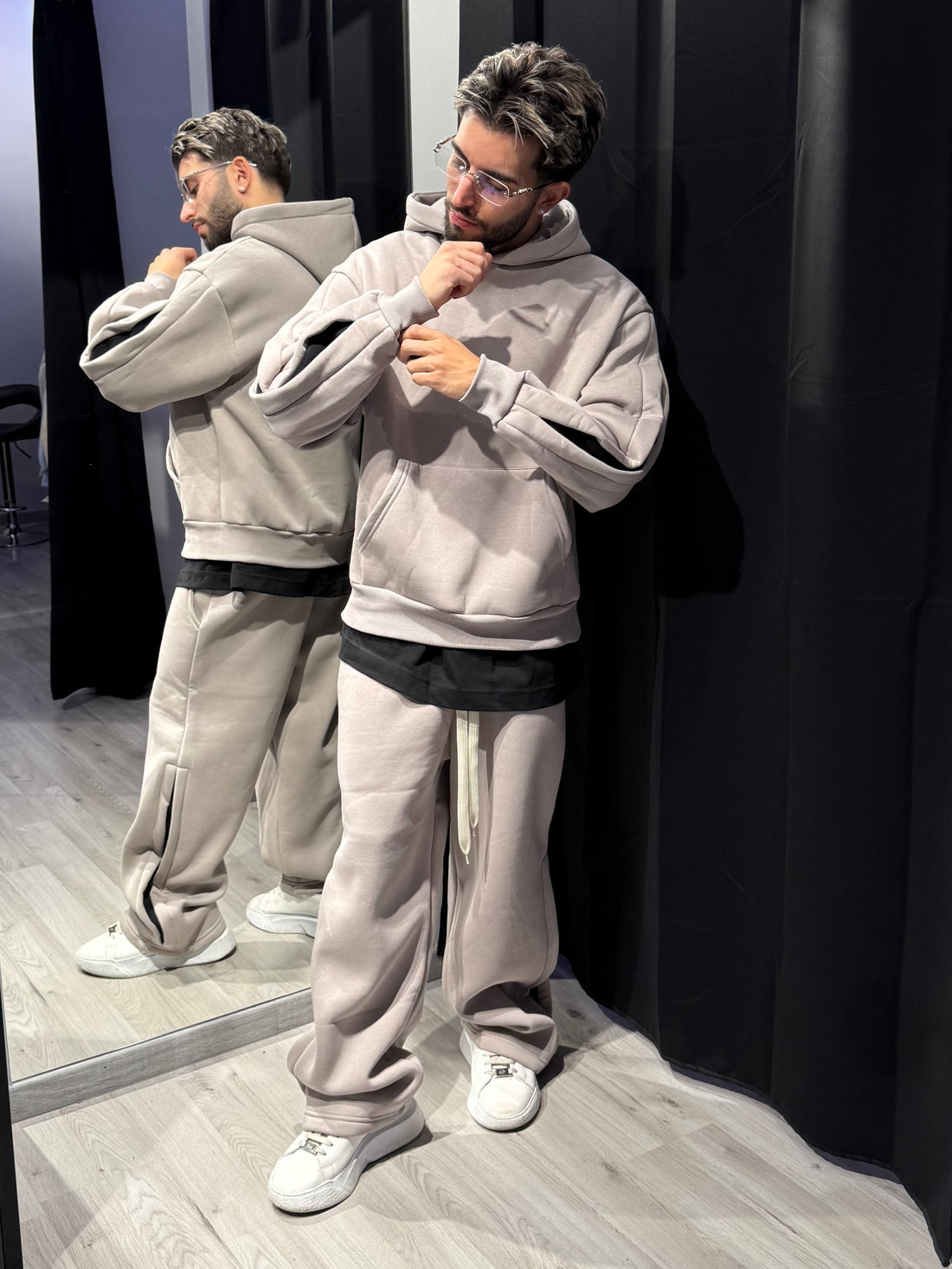 Completo Tuta Contrast Line