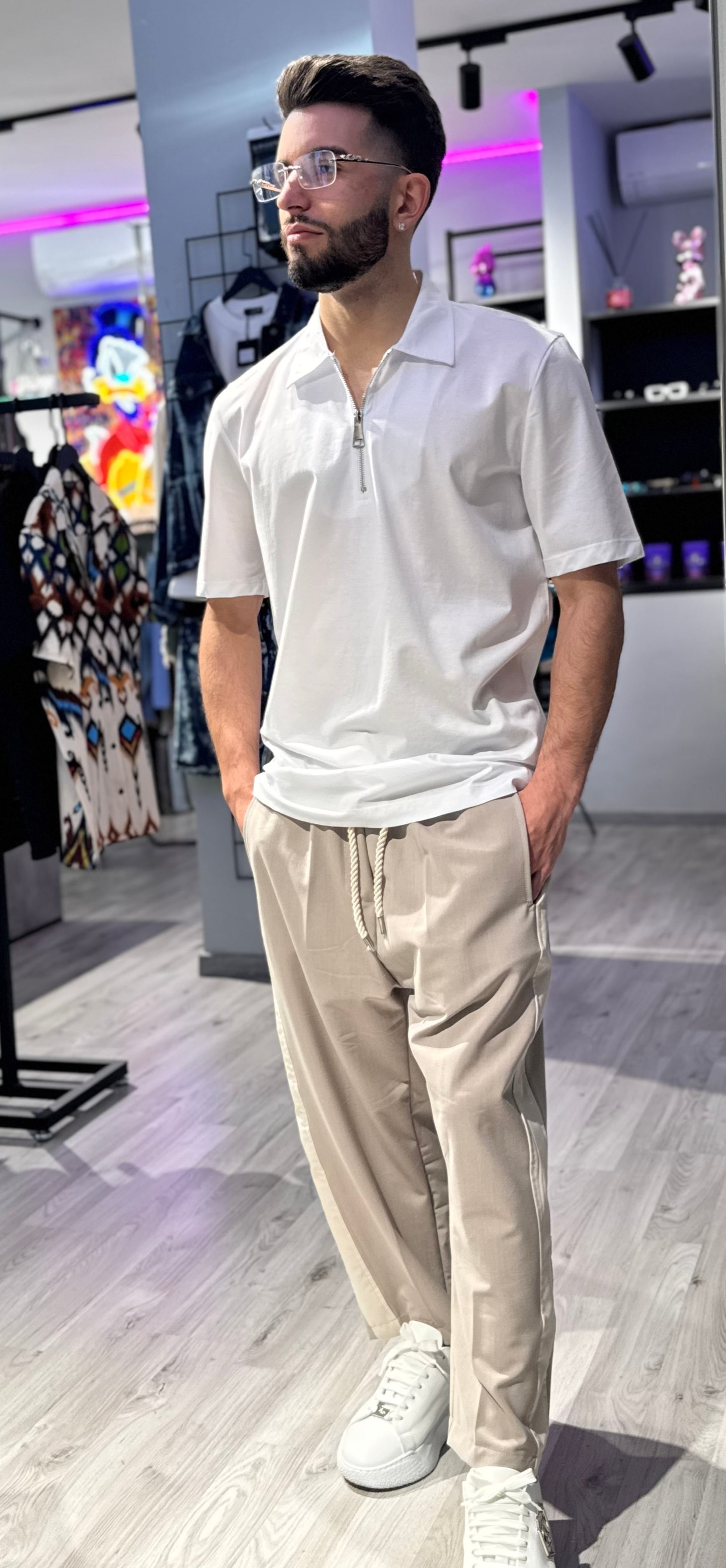 Polo Zip Sartoriale