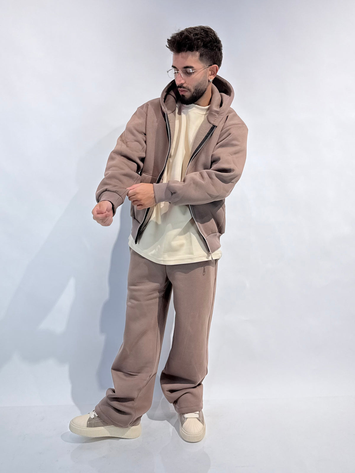 Felpa Boxy Zip