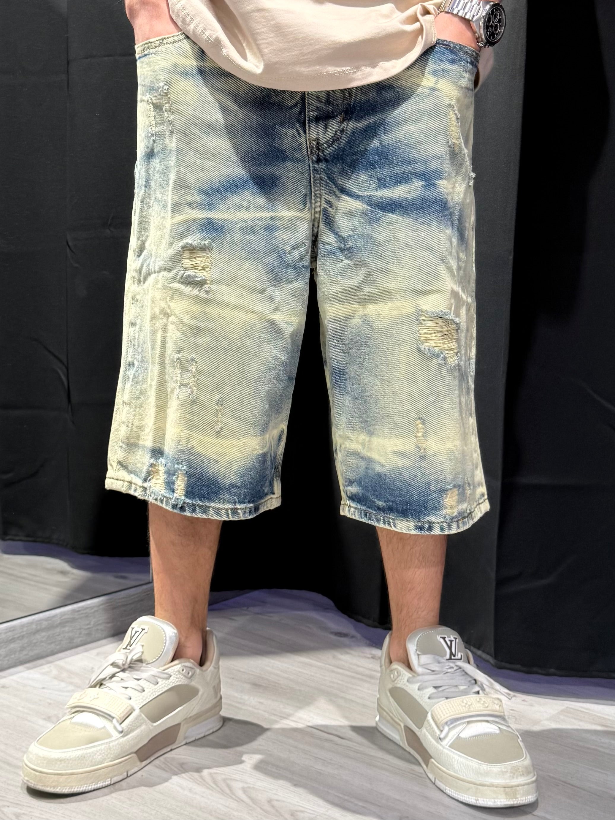 Jorts Denim Sabbiato