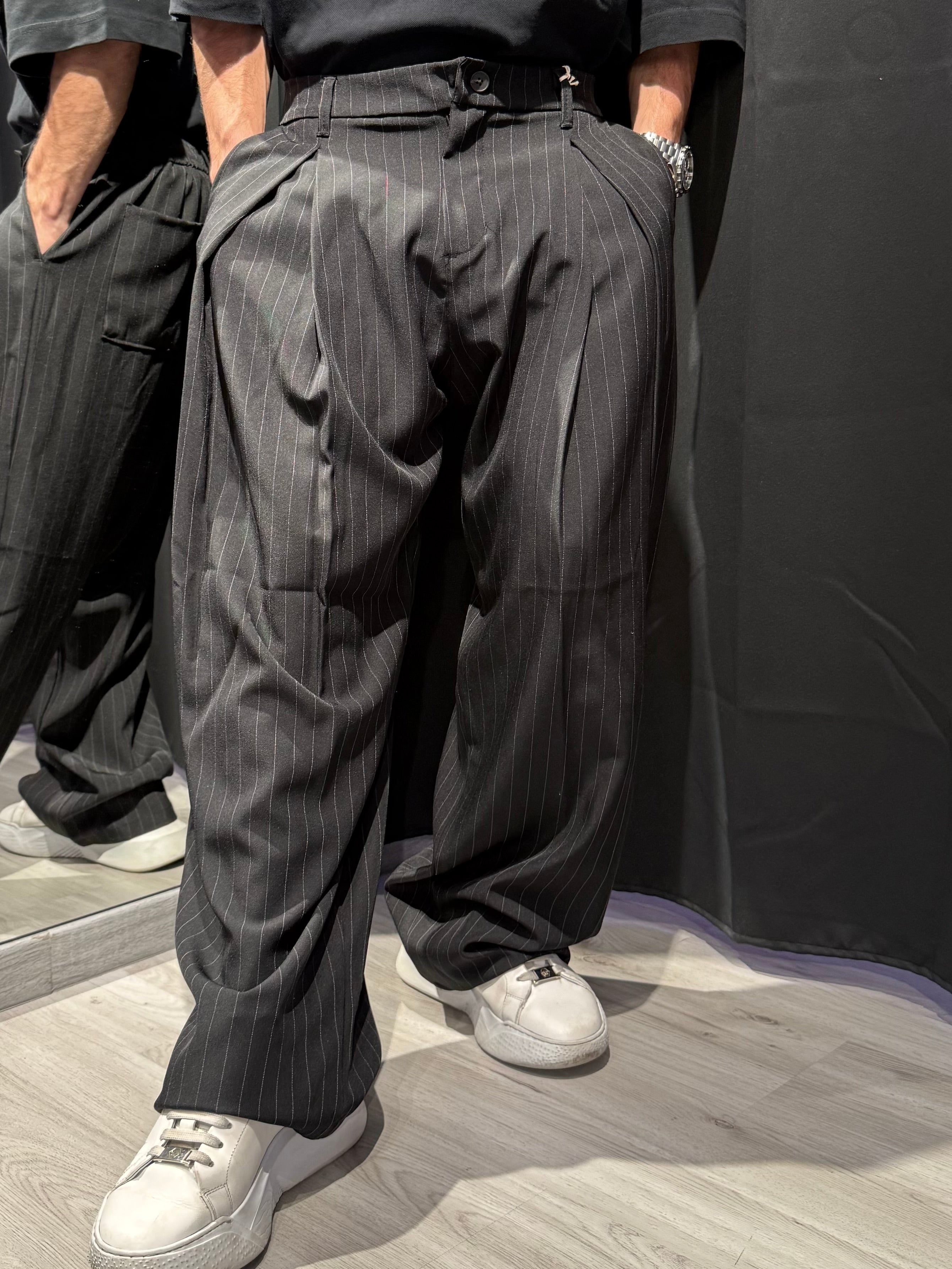 Panta Pench gessato