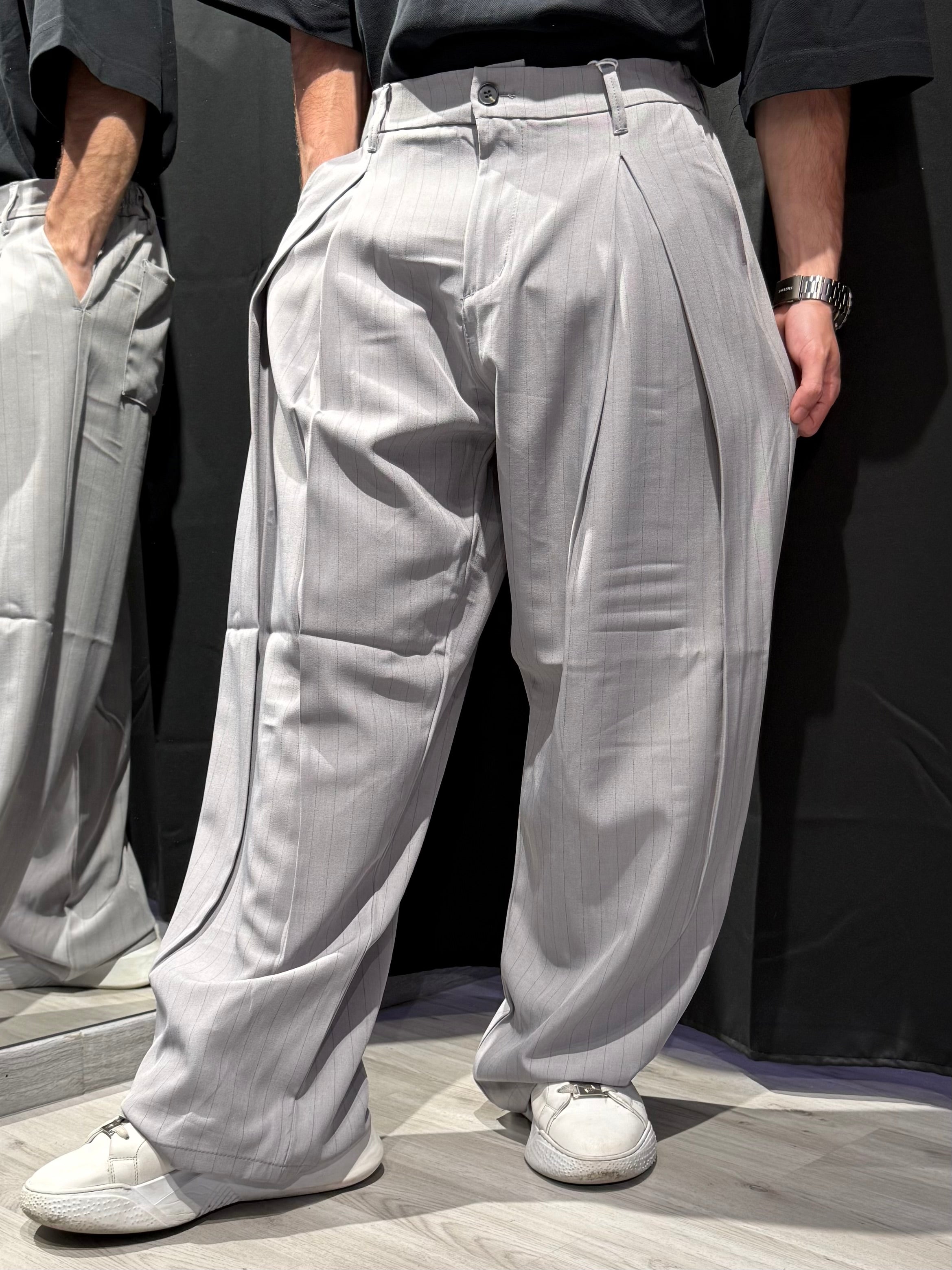 Panta Pench gessato