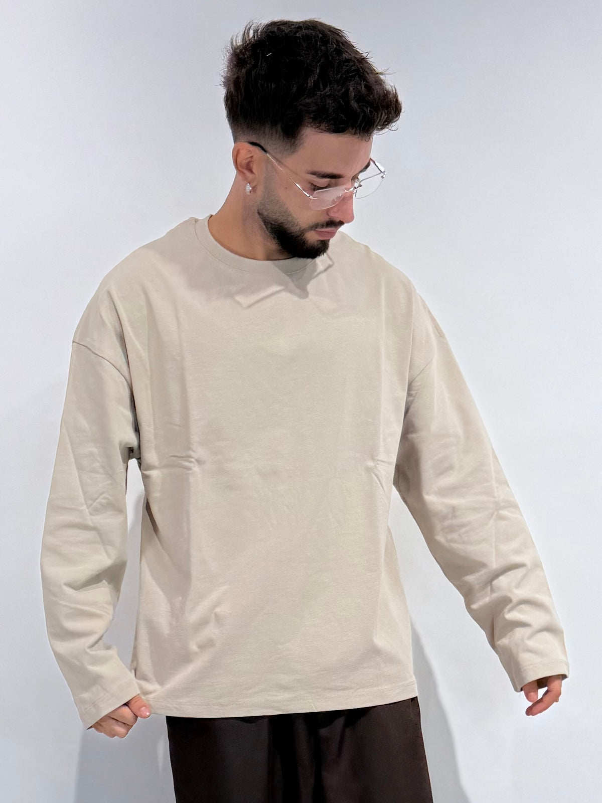 Longsleeve Basic Polso Largo