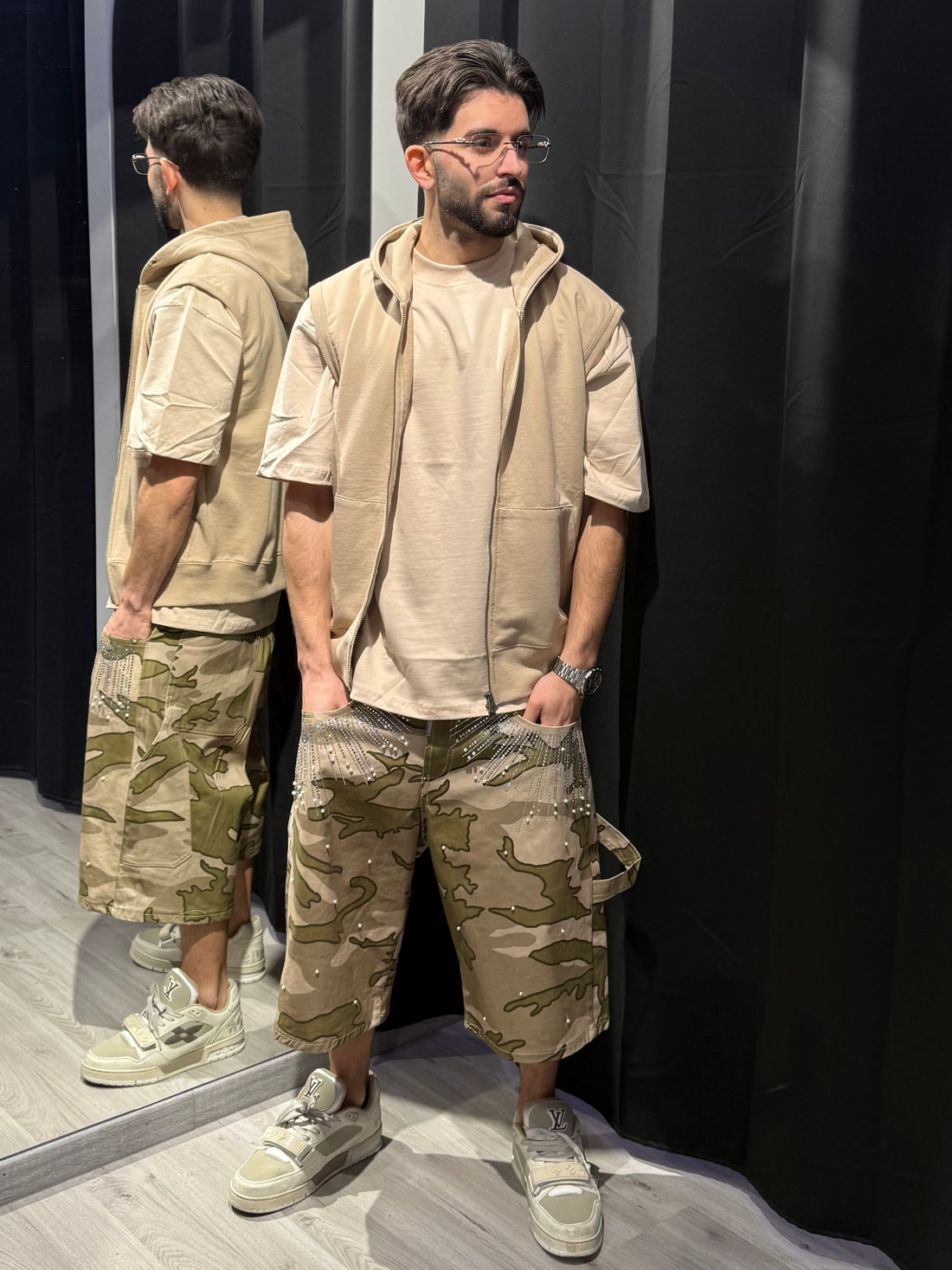 Jorts Brillantinato Perlato