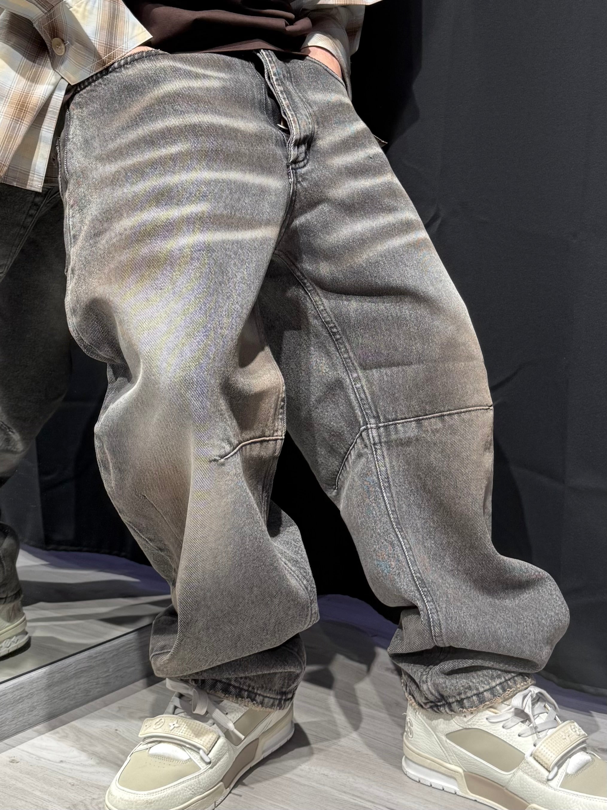 Jeans Baloon Sfumato Marrone