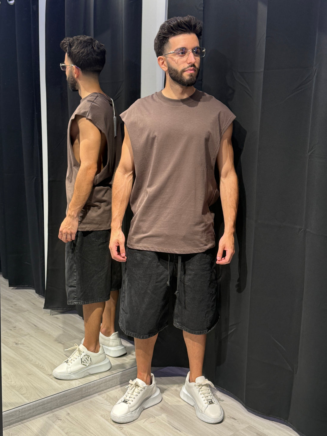 Bermuda Jorts Black