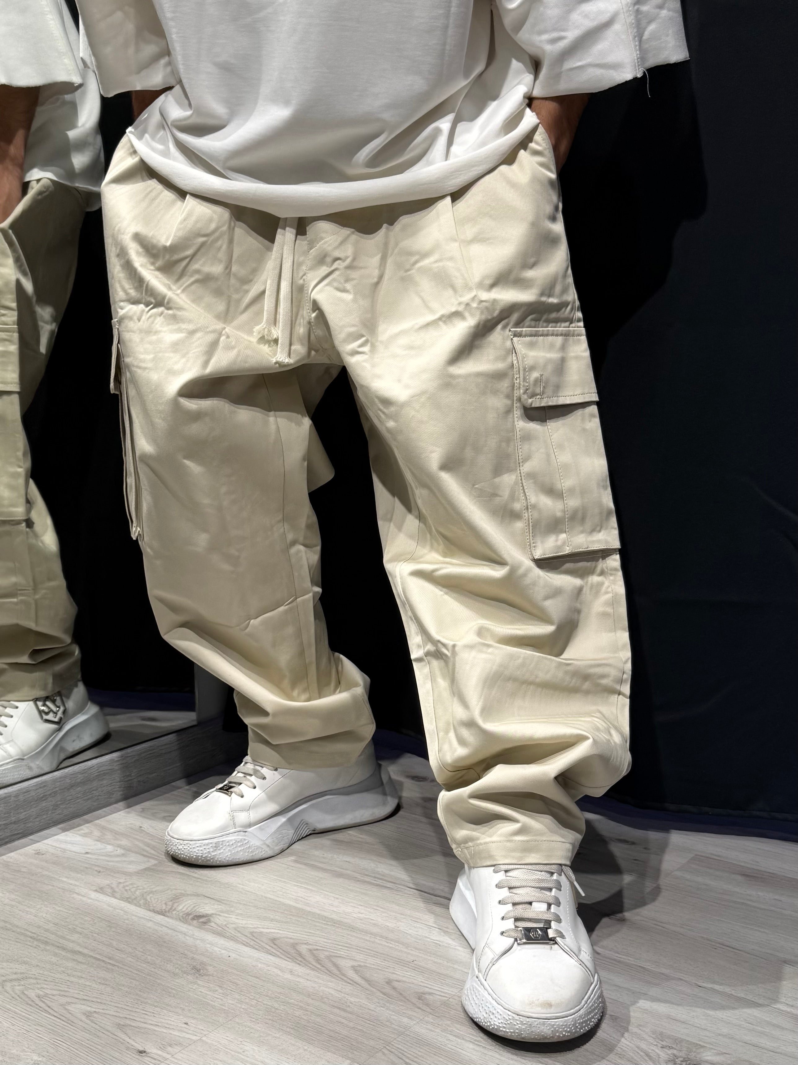 Panta Over con tasca Laterale