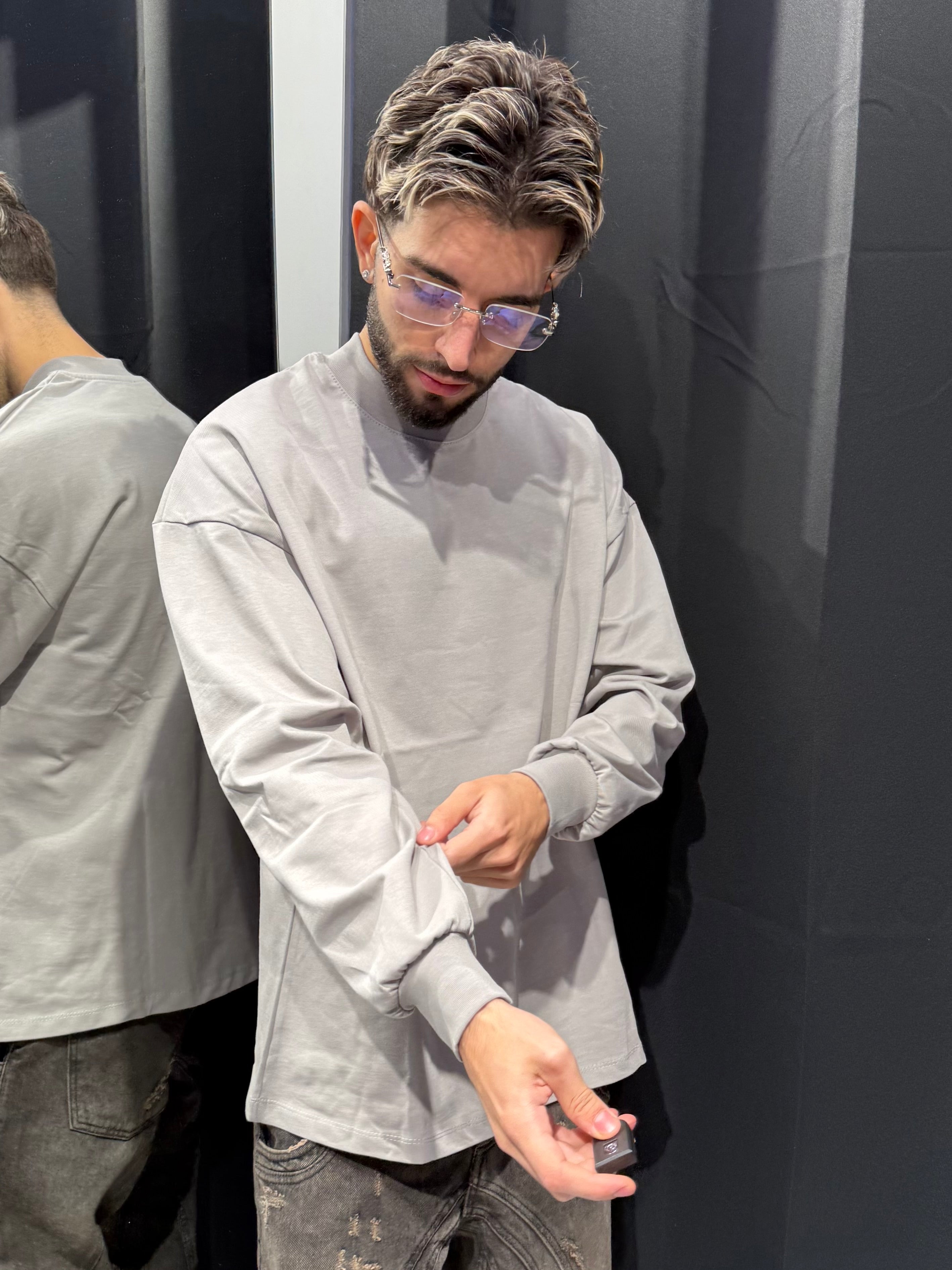 Essential Longsleeve Con Polsino