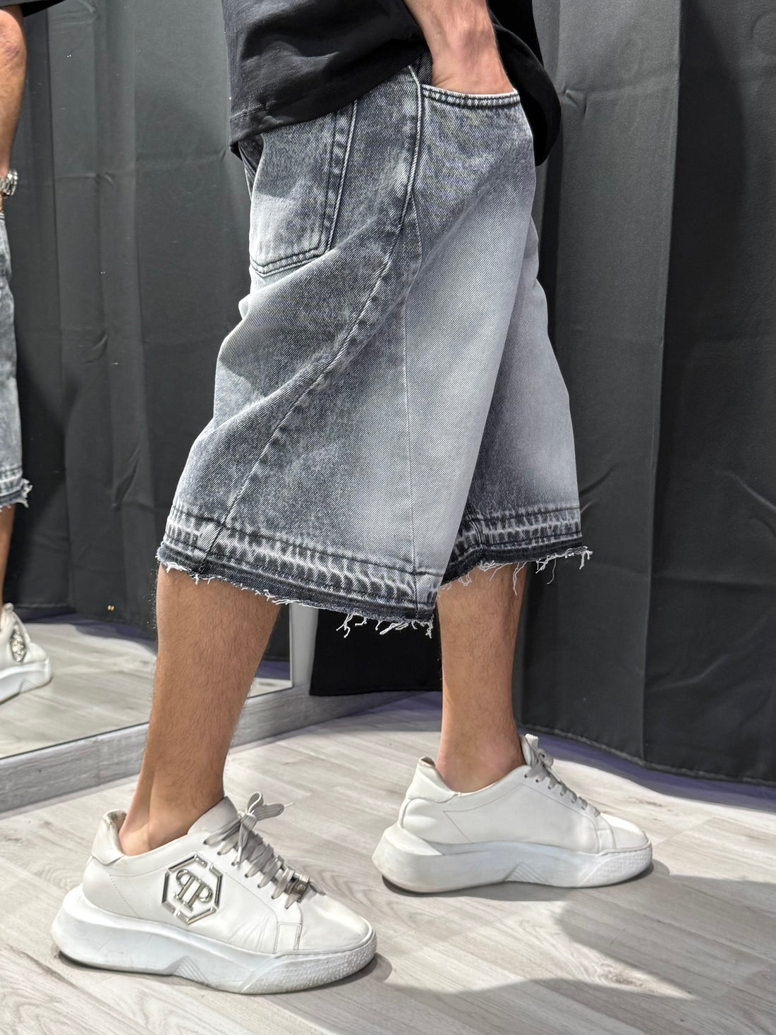 Jeans Jorts Wash