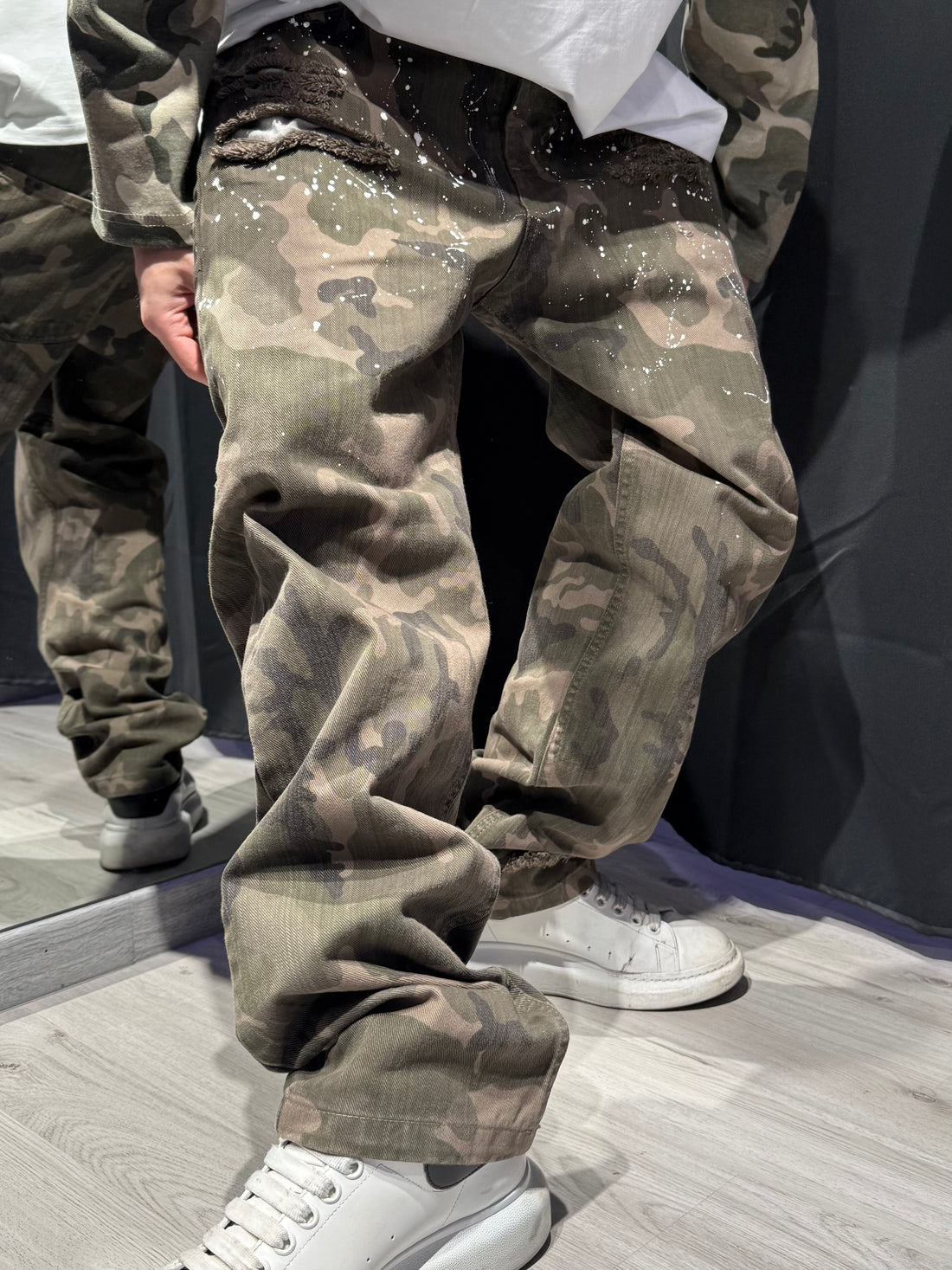 Jeans Baggy Military Paint