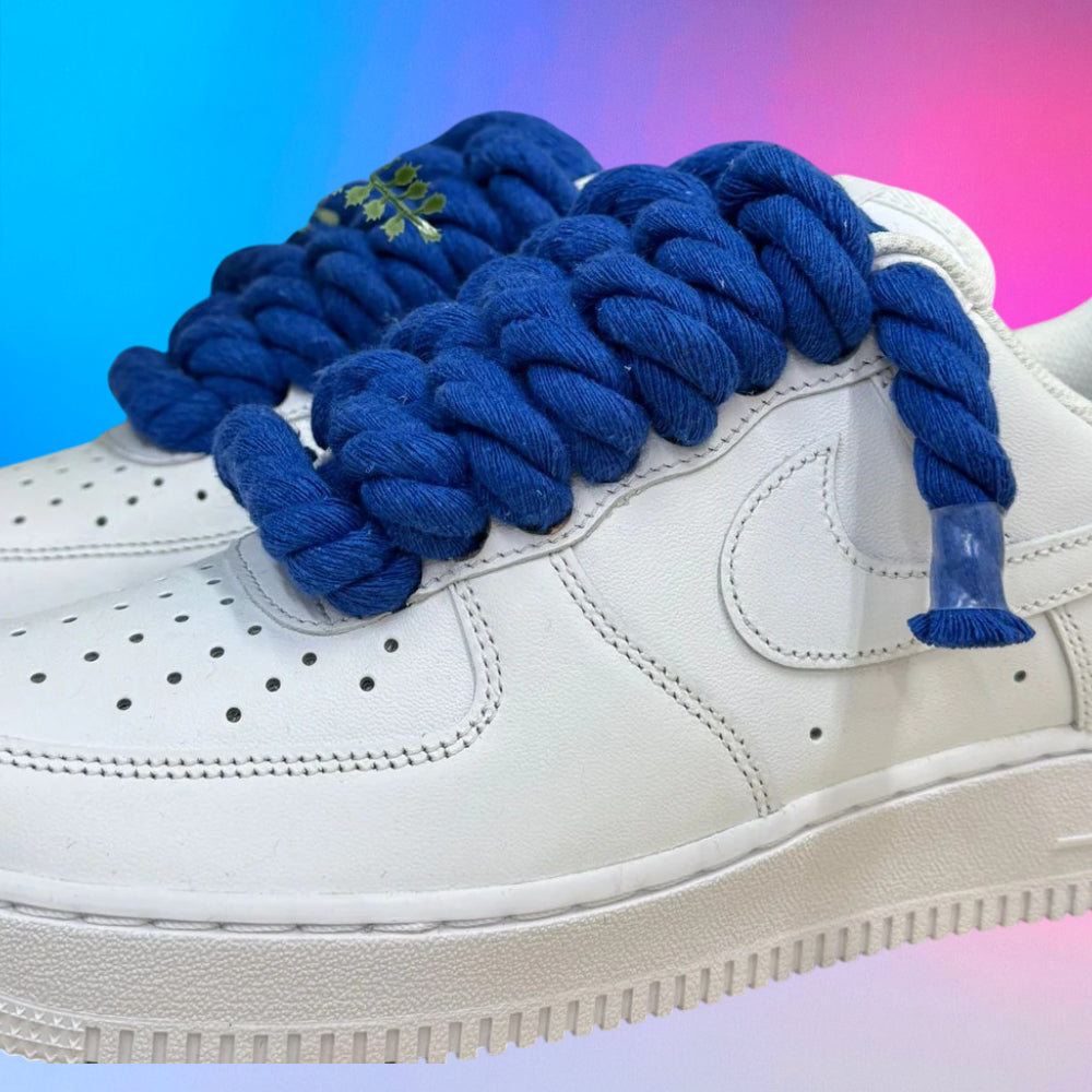 Air Force Rope Laces Blu Navi