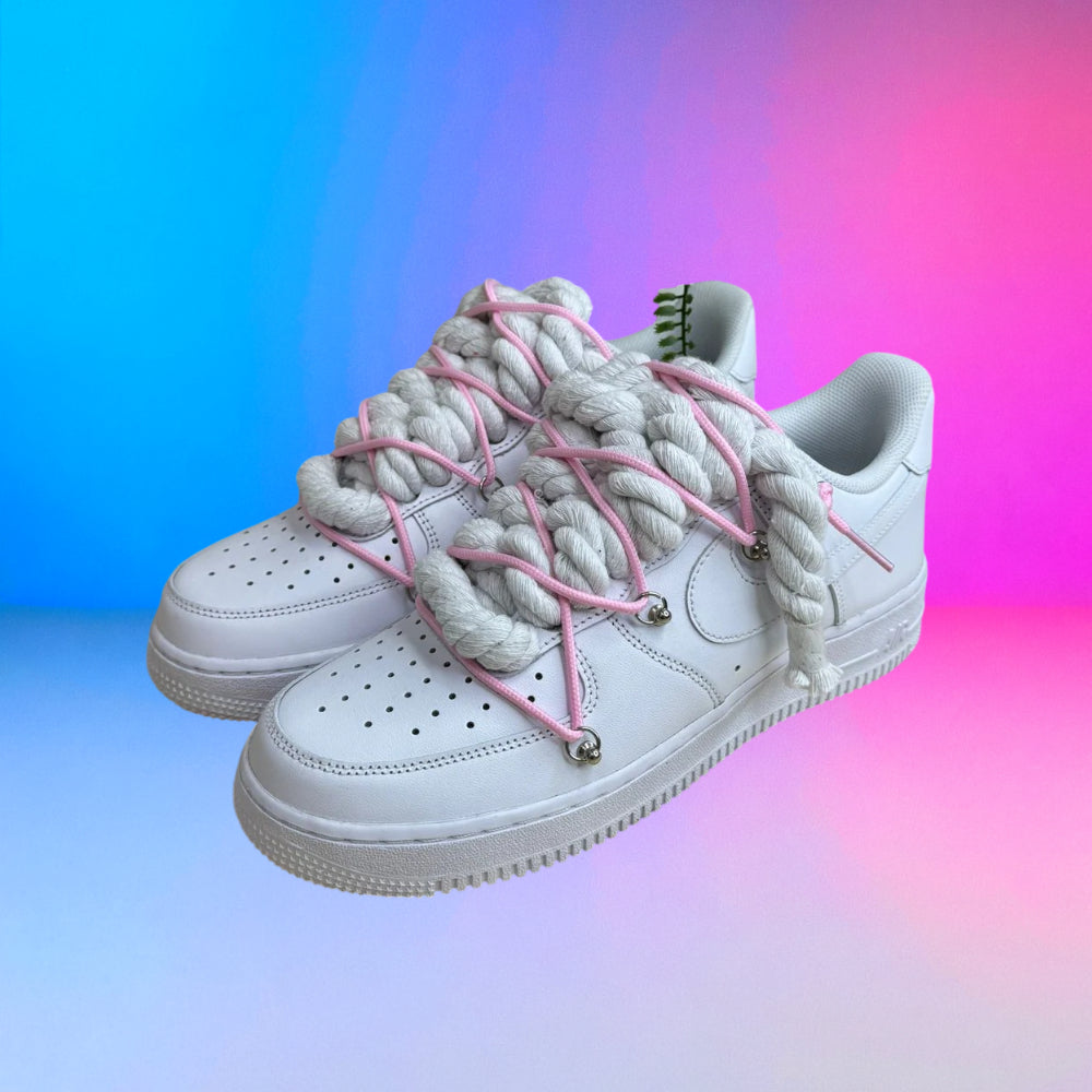 Air Force Rope Laces Triple Pink