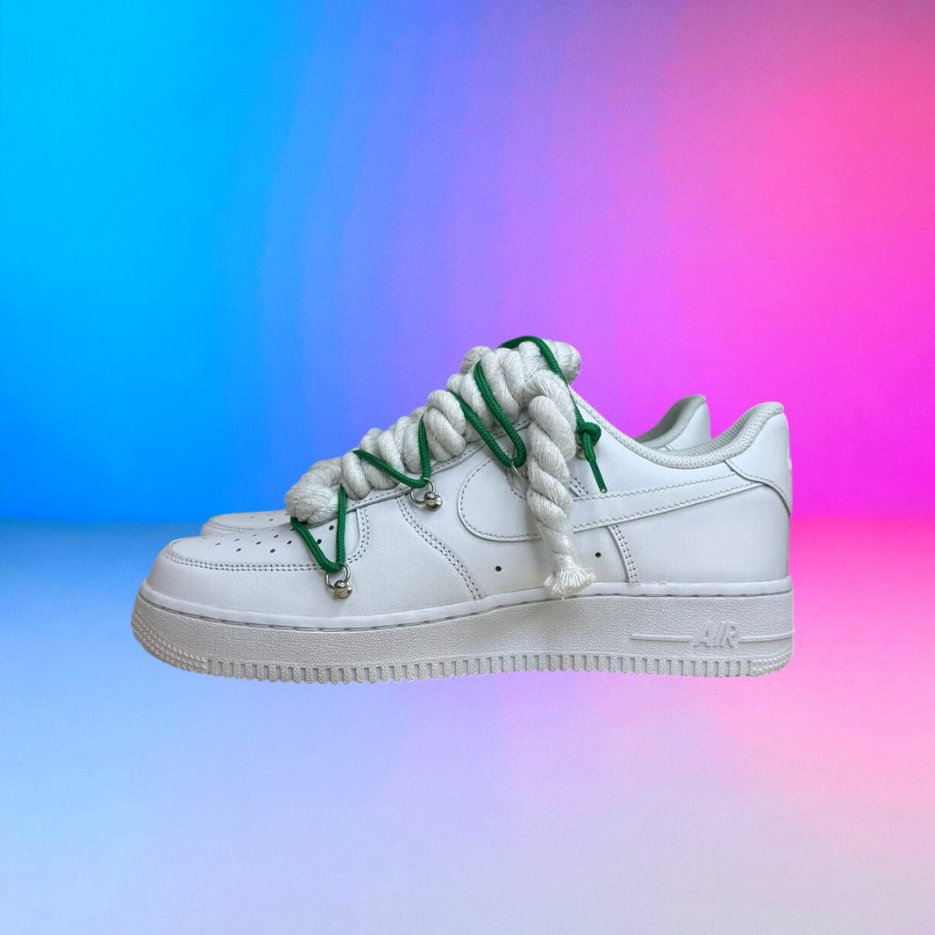 Air Force Rope Laces Triple Green