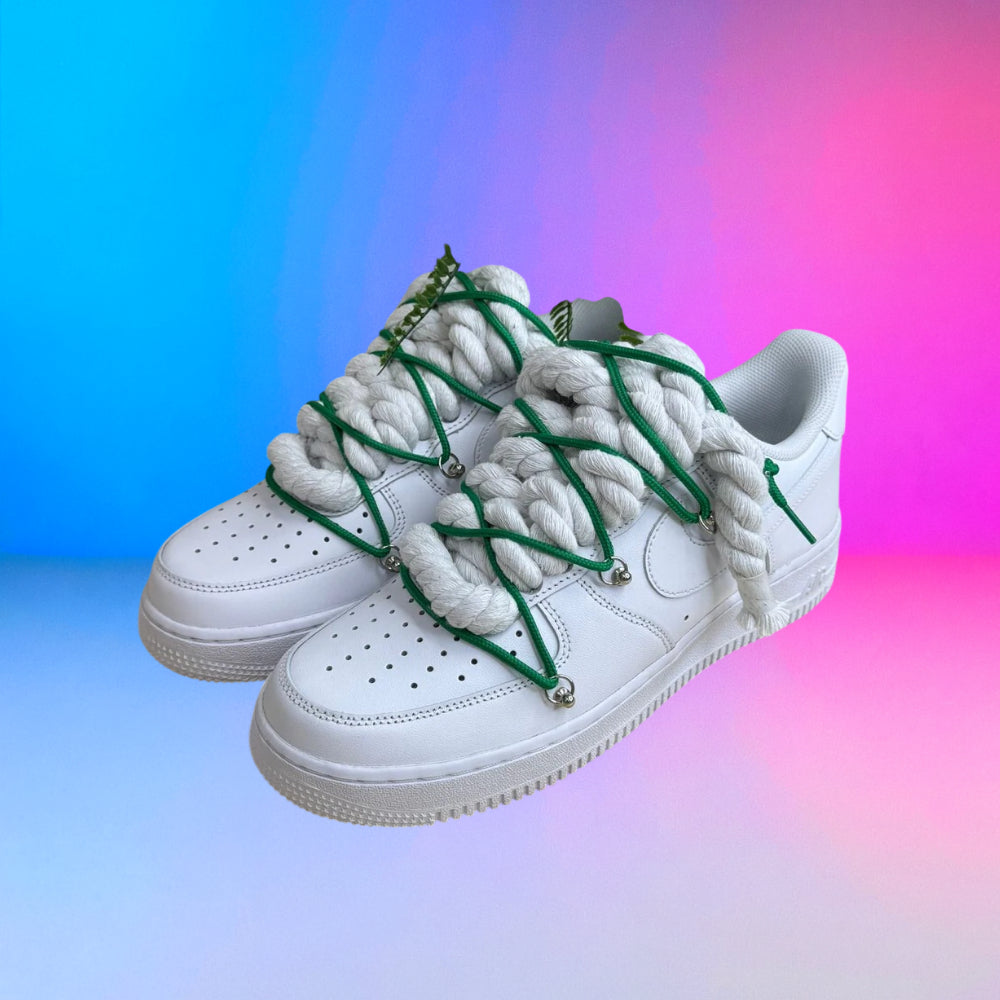 Air Force Rope Laces Triple Green