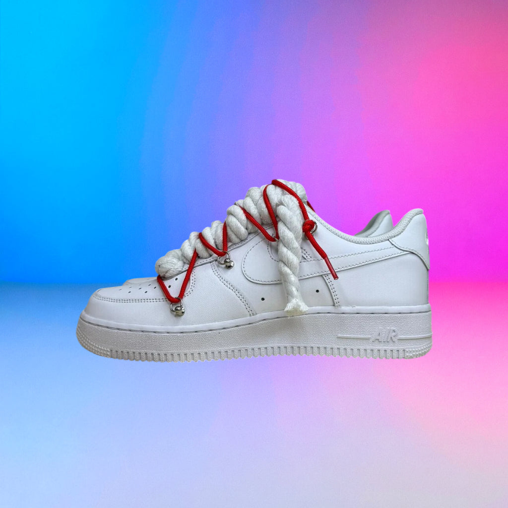 Air Force Rope Laces Triple Red