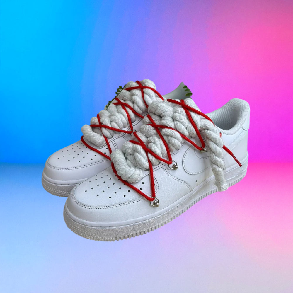 Air Force Rope Laces Triple Red