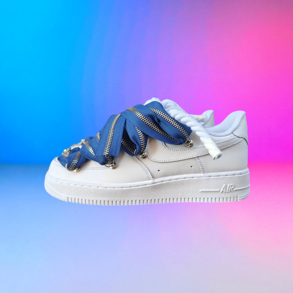 Air Force Rope Laces Zip Blue