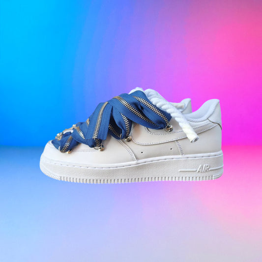 Air Force Rope Laces Zip Blue