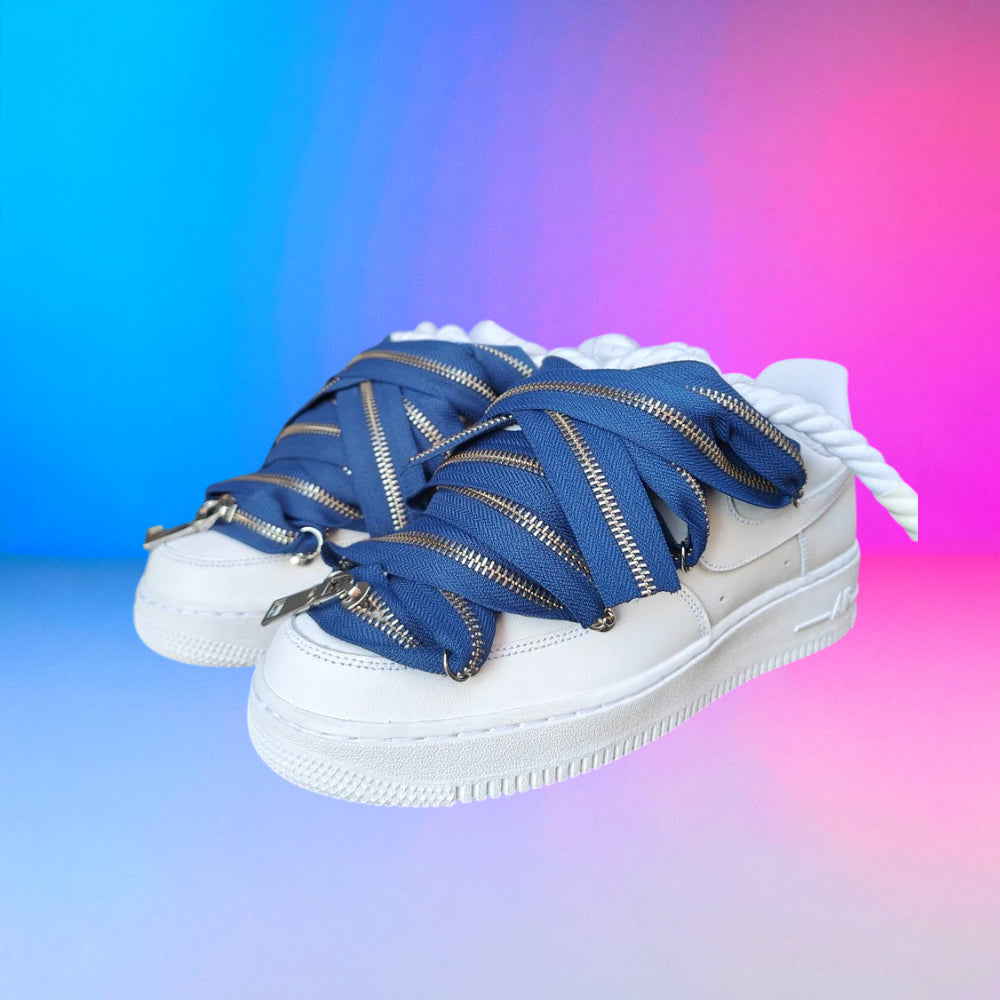 Air Force Rope Laces Zip Blue