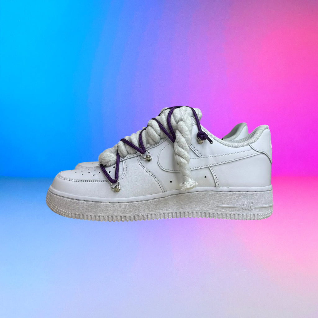 Air Force Rope Laces Triple Violet