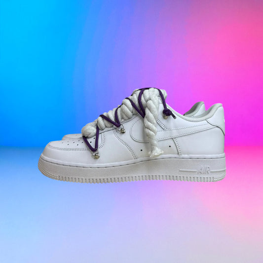 Air Force Rope Laces Triple Violet