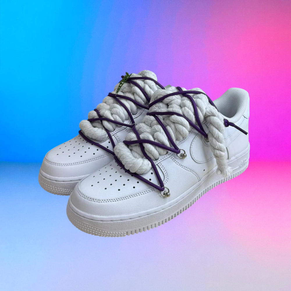 Air Force Rope Laces Triple Violet