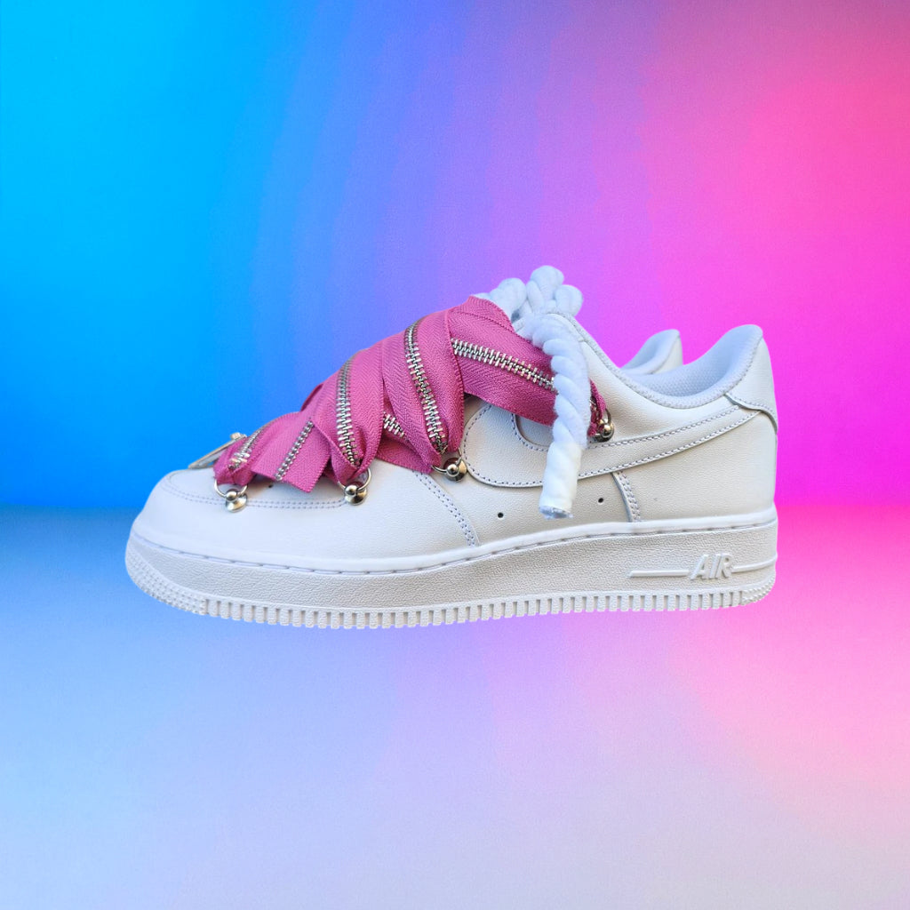 Air Force Rope Laces Zip Fucsia