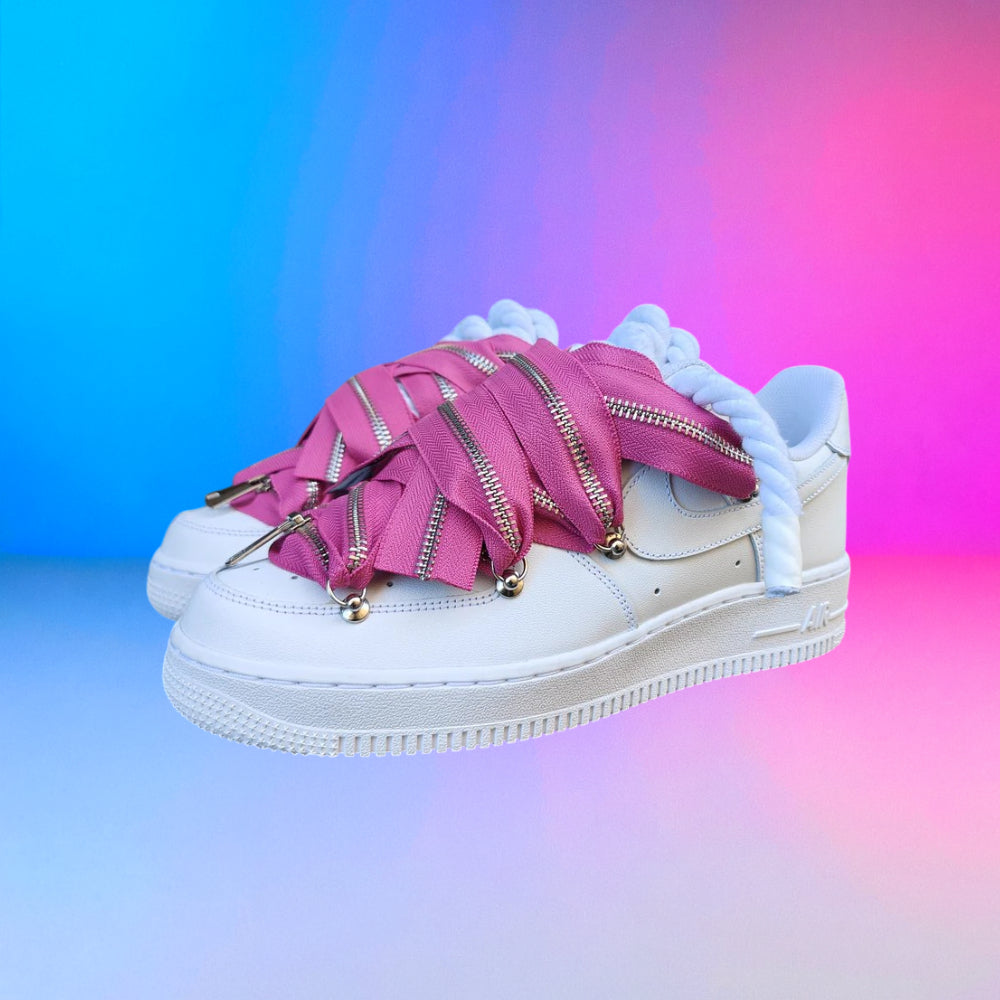 Air Force Rope Laces Zip Fucsia