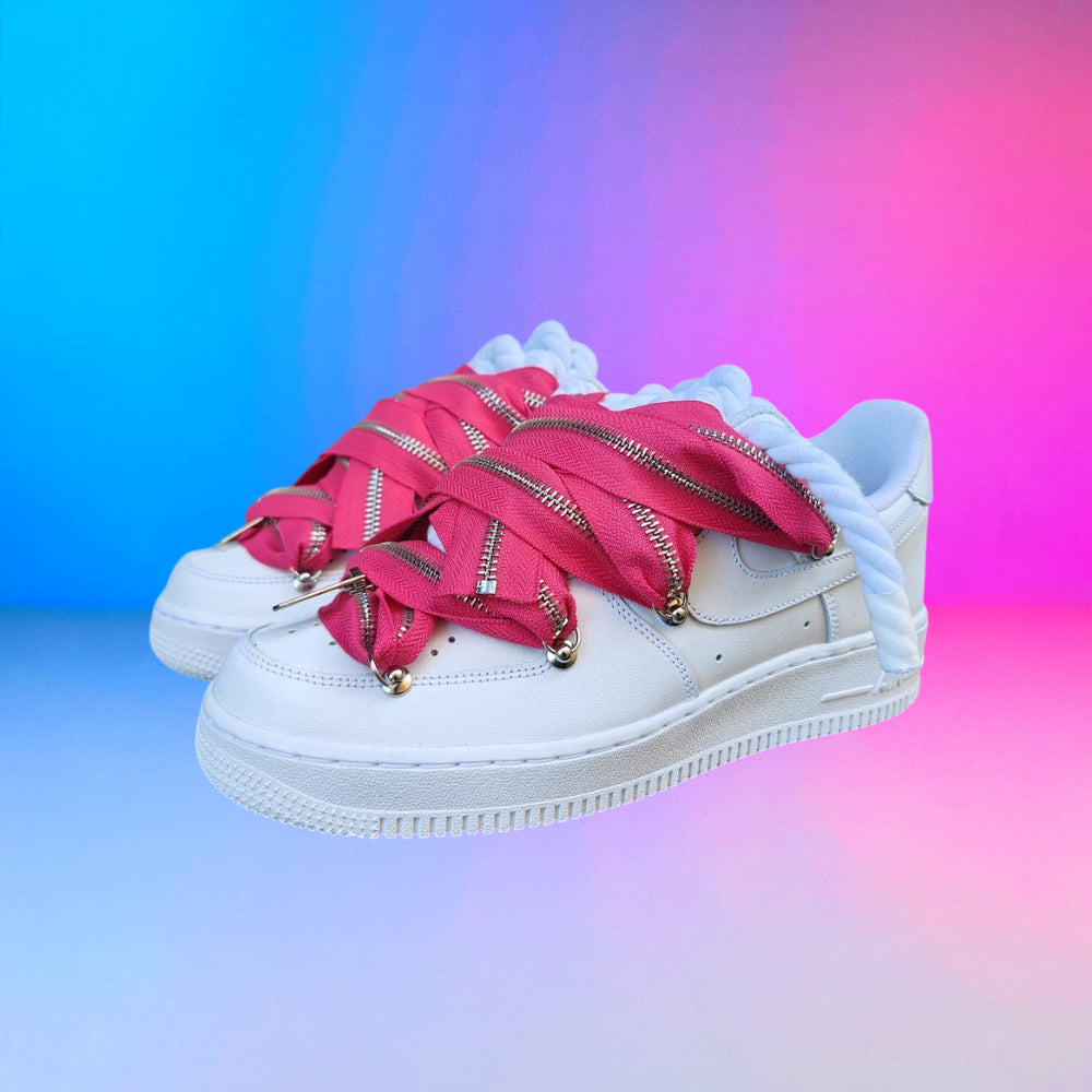 Air Force Rope Laces Zip Fucsia Fluo
