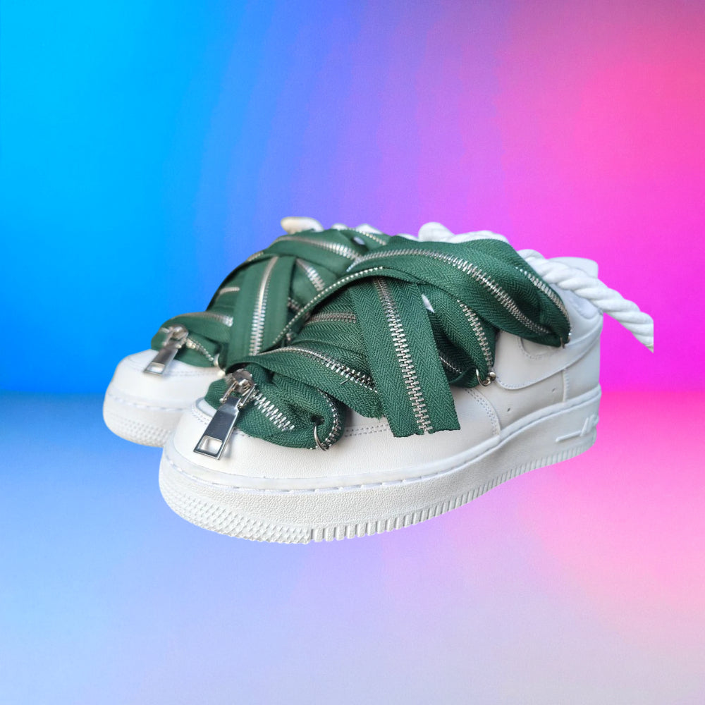 Air Force Rope Laces Zip Green