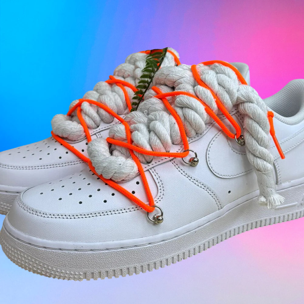 Air Force Rope Laces Triple Orange