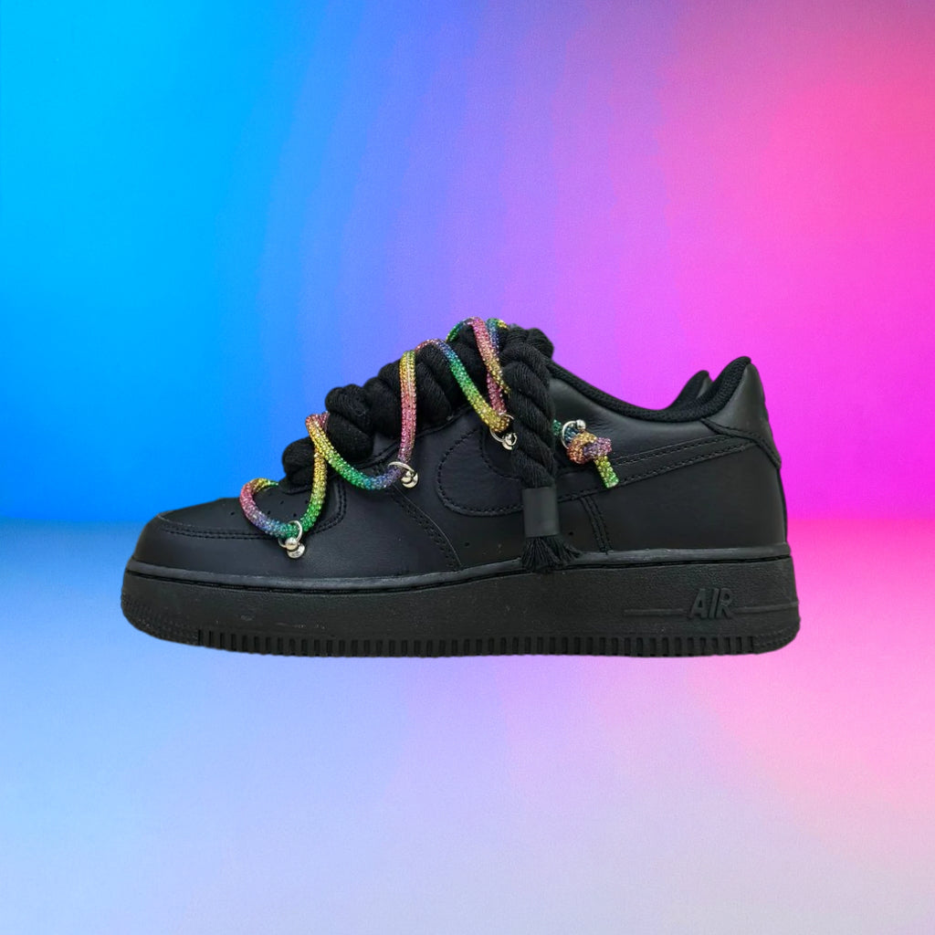 Air Force Rope Black Svarovski Color
