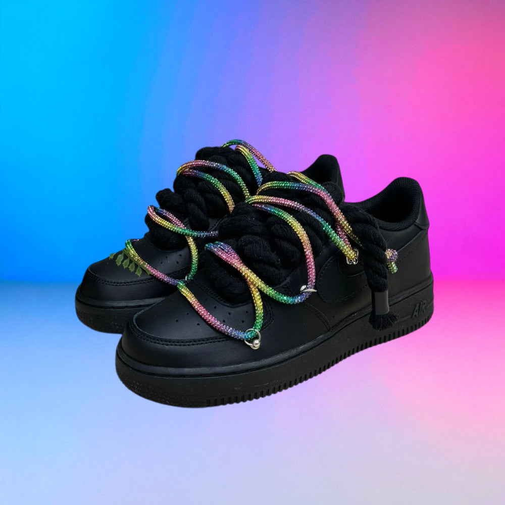 Air Force Rope Black Svarovski Color
