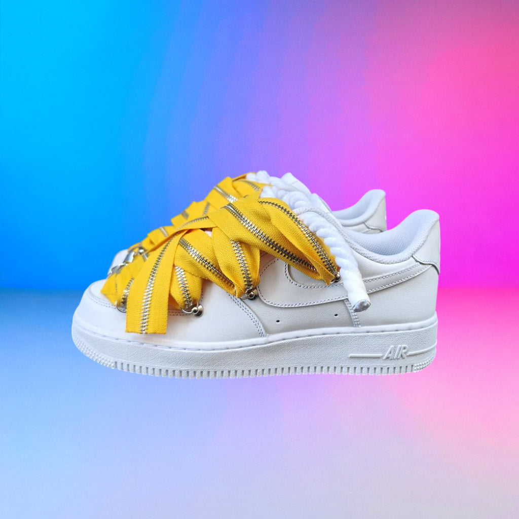 Air Force Rope Laces Zip Yellow