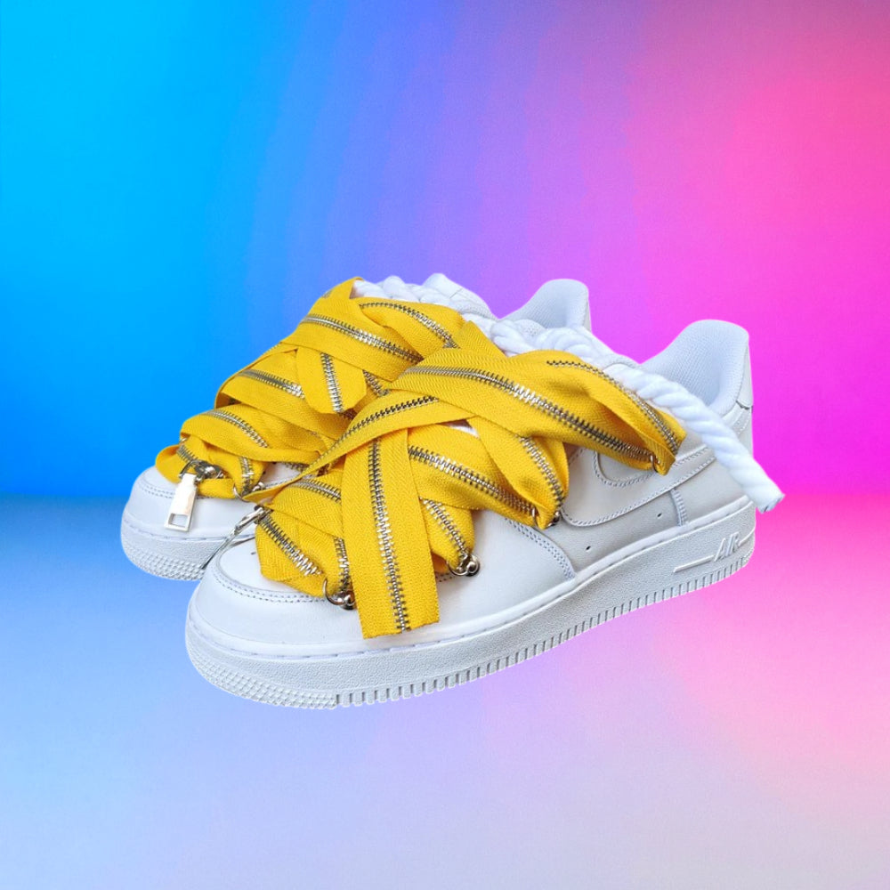 Air Force Rope Laces Zip Yellow