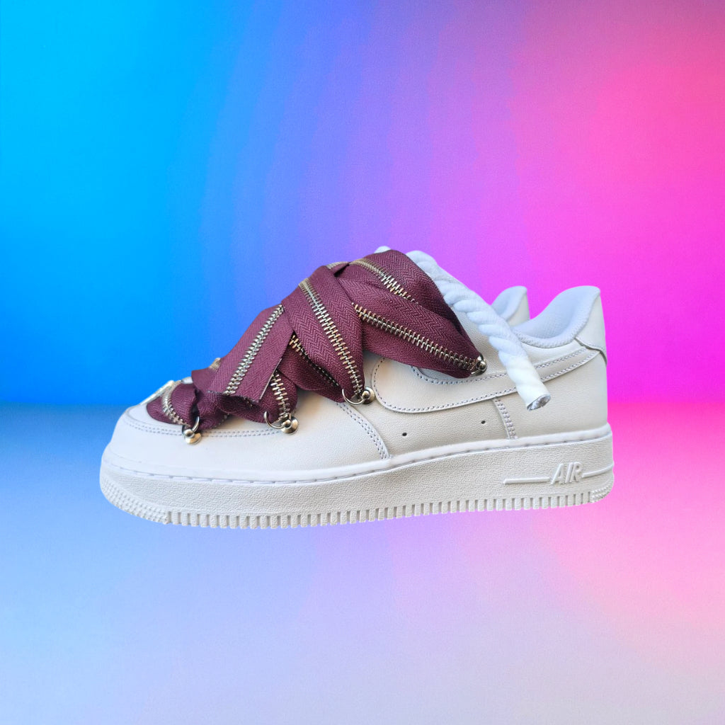 Air Force Rope Laces Zip Bordeaux
