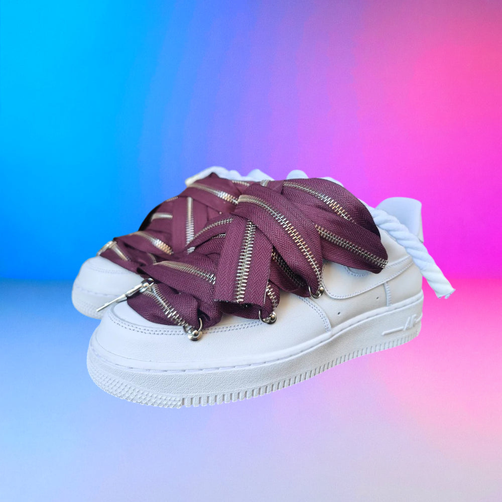Air Force Rope Laces Zip Bordeaux