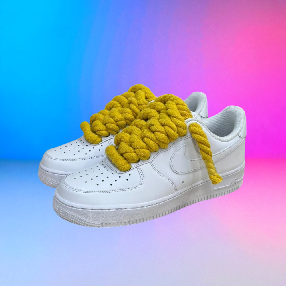 Air Force Rope Laces Yellow