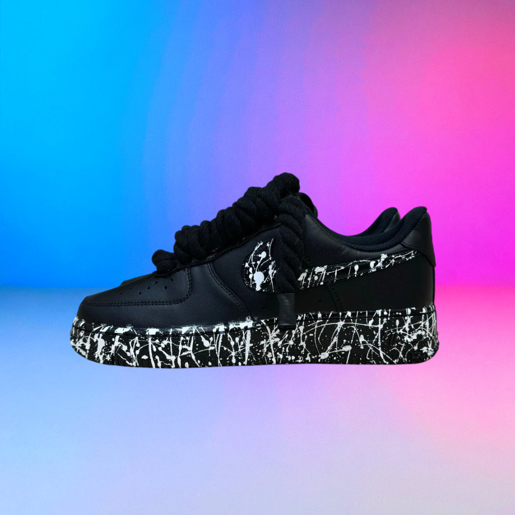 Air Force Rope Laces Skizzi Nera